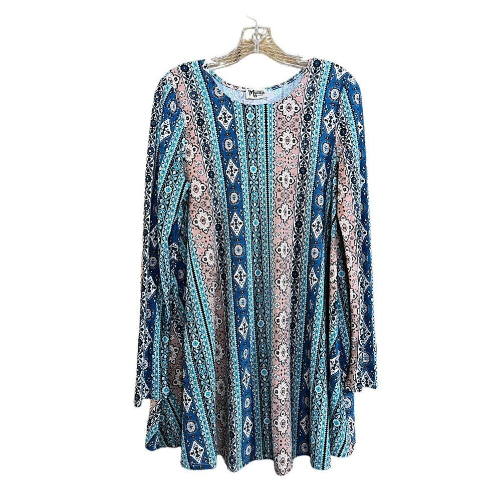 Show Me your Mumu Women's Long Sleeve Short Dress